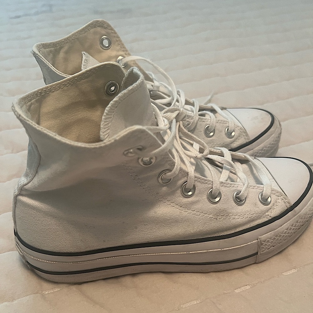 White high top converse